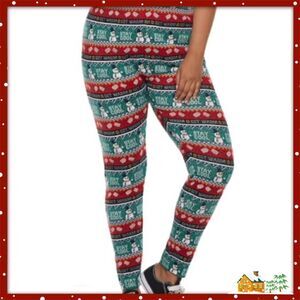 𝅺nwt Plus Size SO Hatchi Holiday Leggings Stay Cool / Get Warm